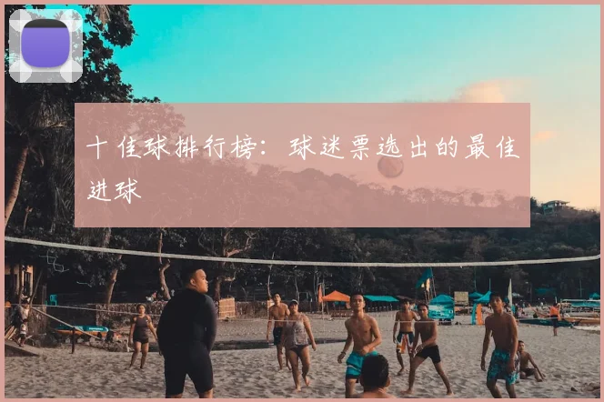 十佳球排行榜：球迷票选出的最佳进球